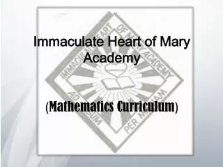 Immaculate Heart of Mary Academy