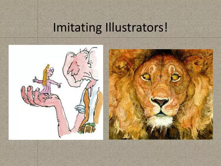 imitating illustrators