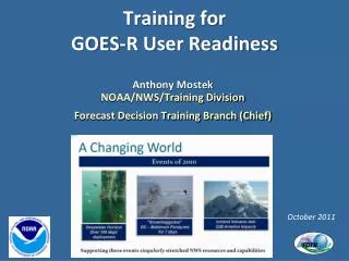 Training for GOES-R User Readiness