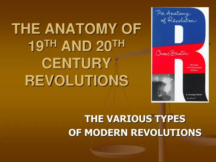the anatomy of 19 th and 20 th century revolutions