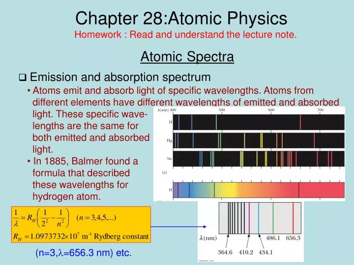 chapter 28 atomic physics