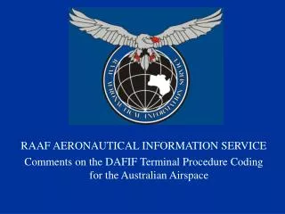 RAAF AERONAUTICAL INFORMATION SERVICE
