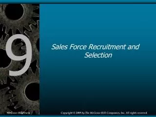 Sales Force Recruitment and Selection