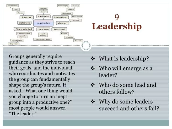 9 leadership