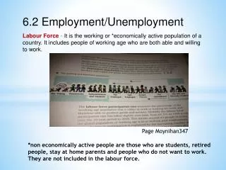 6.2 Employment/Unemployment