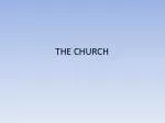 THE CHURCH - slide 1
