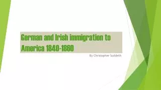 PPT - Irish Immigration To America PowerPoint Presentation, Free ...