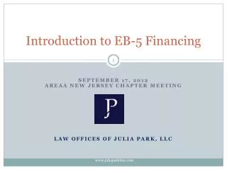 Introduction to EB-5 Financing
