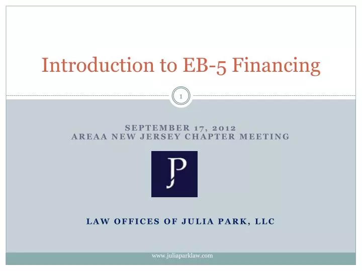 introduction to eb 5 financing