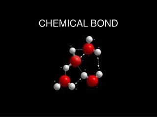 chemical bond