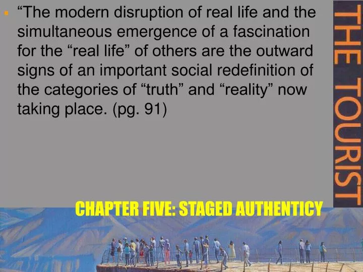 chapter five staged authenticy