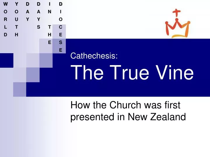 cathechesis the true vine