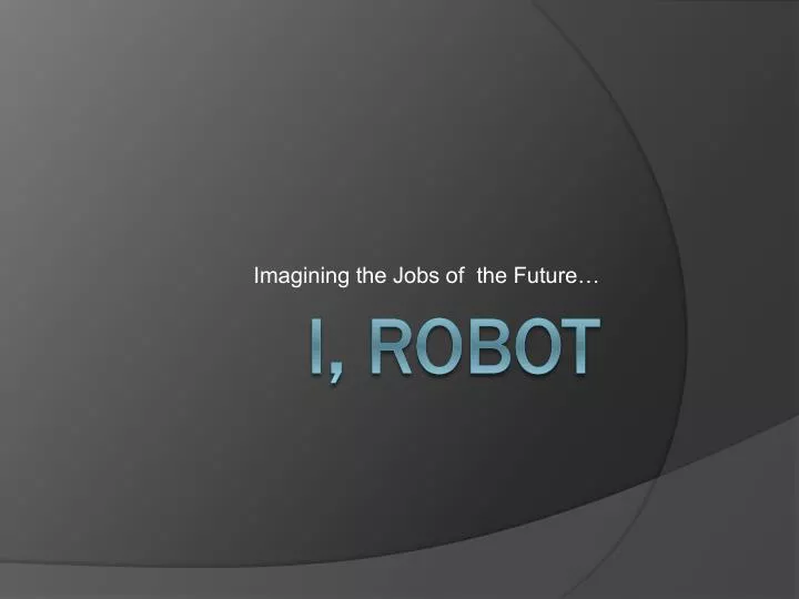 imagining the jobs of the future
