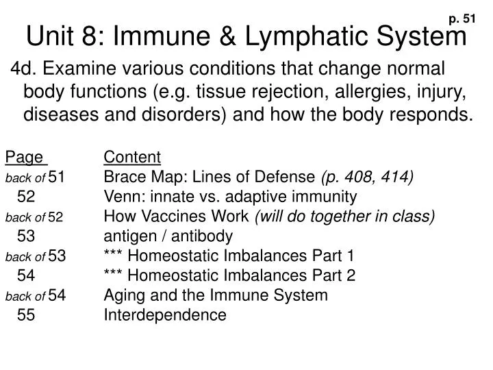 unit 8 immune lymphatic system