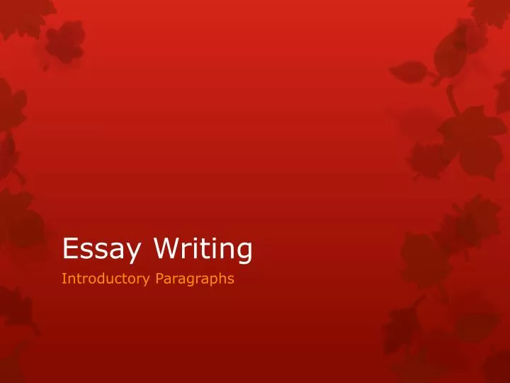 essay writing