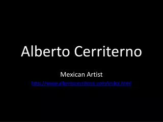 Alberto Cerriterno