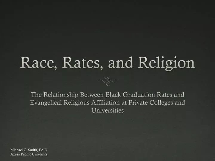 race rates and religion
