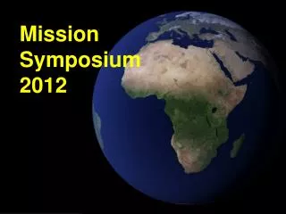 Mission Symposium 2012