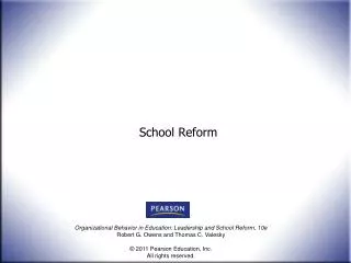 School Reform