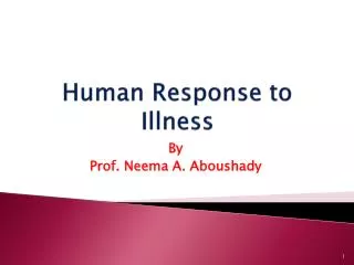 human response to illness