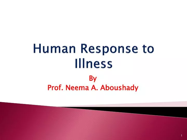 human response to illness