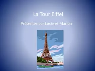 la tour eiffel