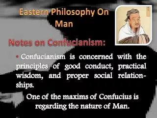 Eastern Philosophy On Man