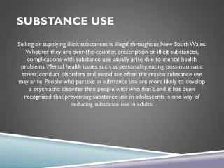 Substance Use
