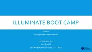 Illuminate Boot Camp