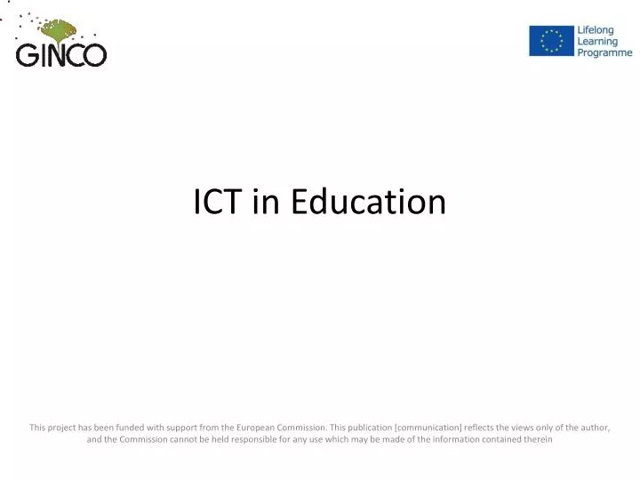 ict in education