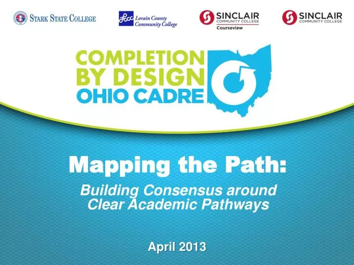 mapping the path building consensus around clear academic pathways