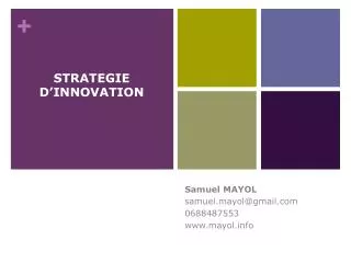 strategie d innovation