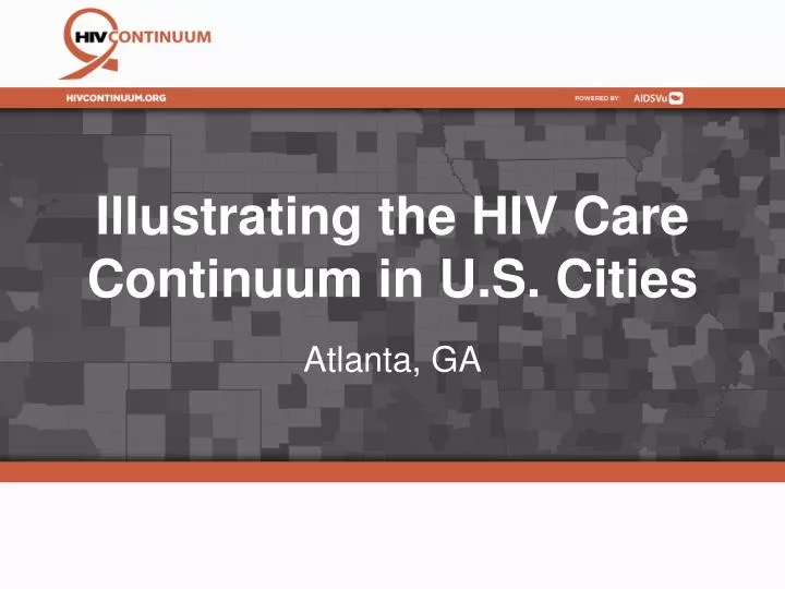 illustrating the hiv care continuum in u s cities