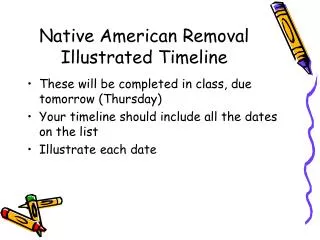 Native American Removal Illustrated Timeline