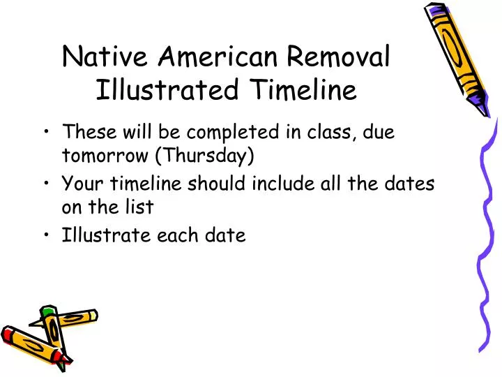 native american removal illustrated timeline