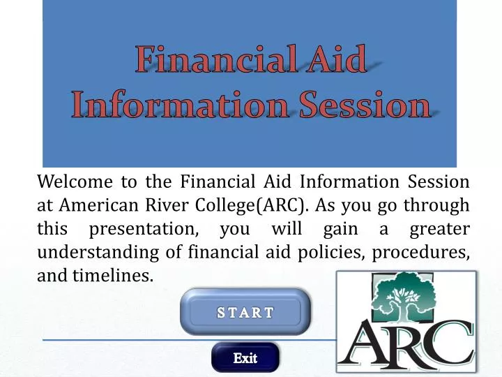 financial aid information session