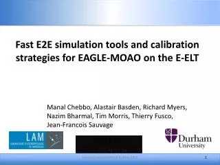 Fast E2E simulation tools and calibration strategies for EAGLE-MOAO on the E-ELT