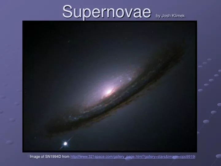 supernovae by josh klimek
