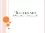 Illiteracy - slide 1
