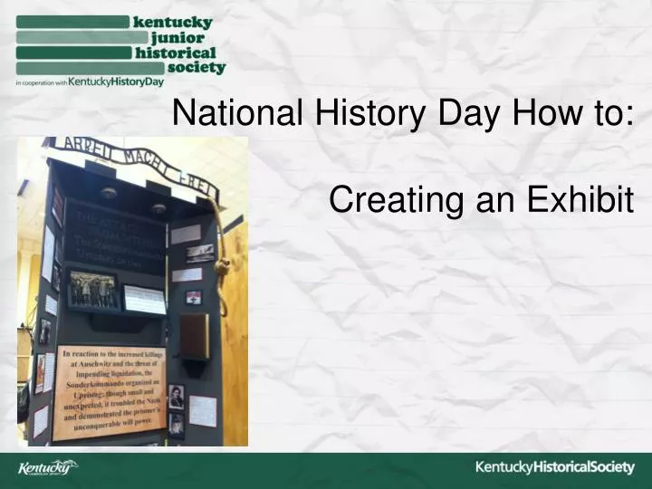 national history day how to creating an exhibit
