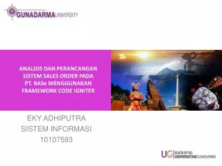 analisis dan perancangan sistem sales order pada pt base menggunakan framework code igniter
