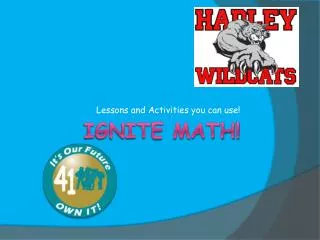 lessons and activities you can use