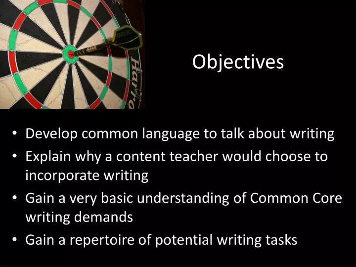 objectives