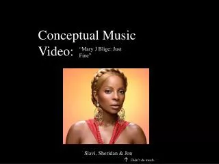 Conceptual Music Video: