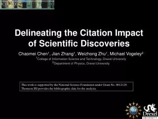 Delineating the Citation Impact of Scientific Discoveries