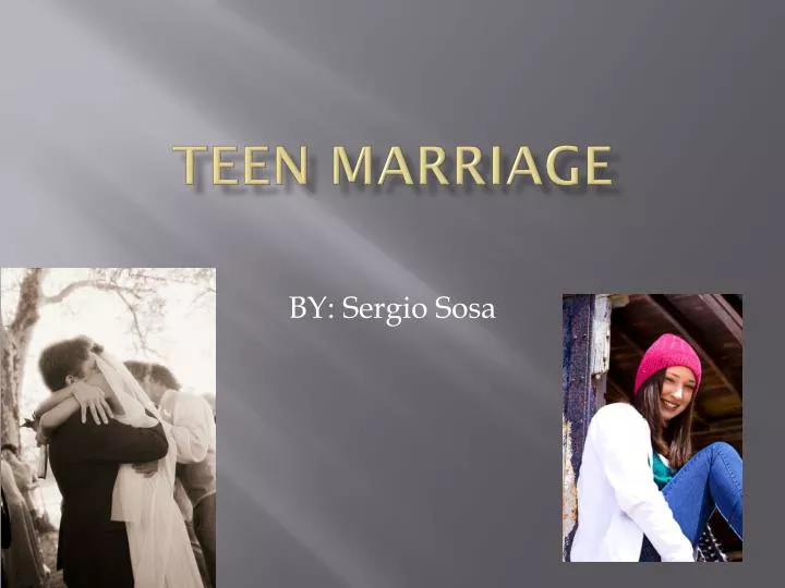 teen marriage