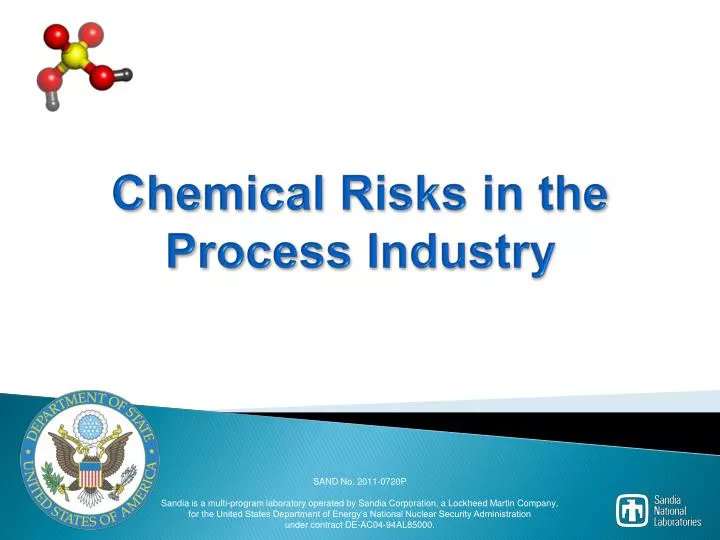 chemical risks in the process industry