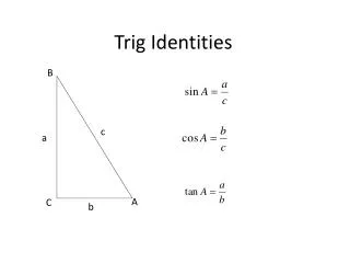 trig identities