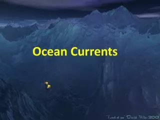 Ocean Currents