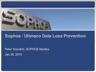Sophos / Utimaco Data Loss Prevention